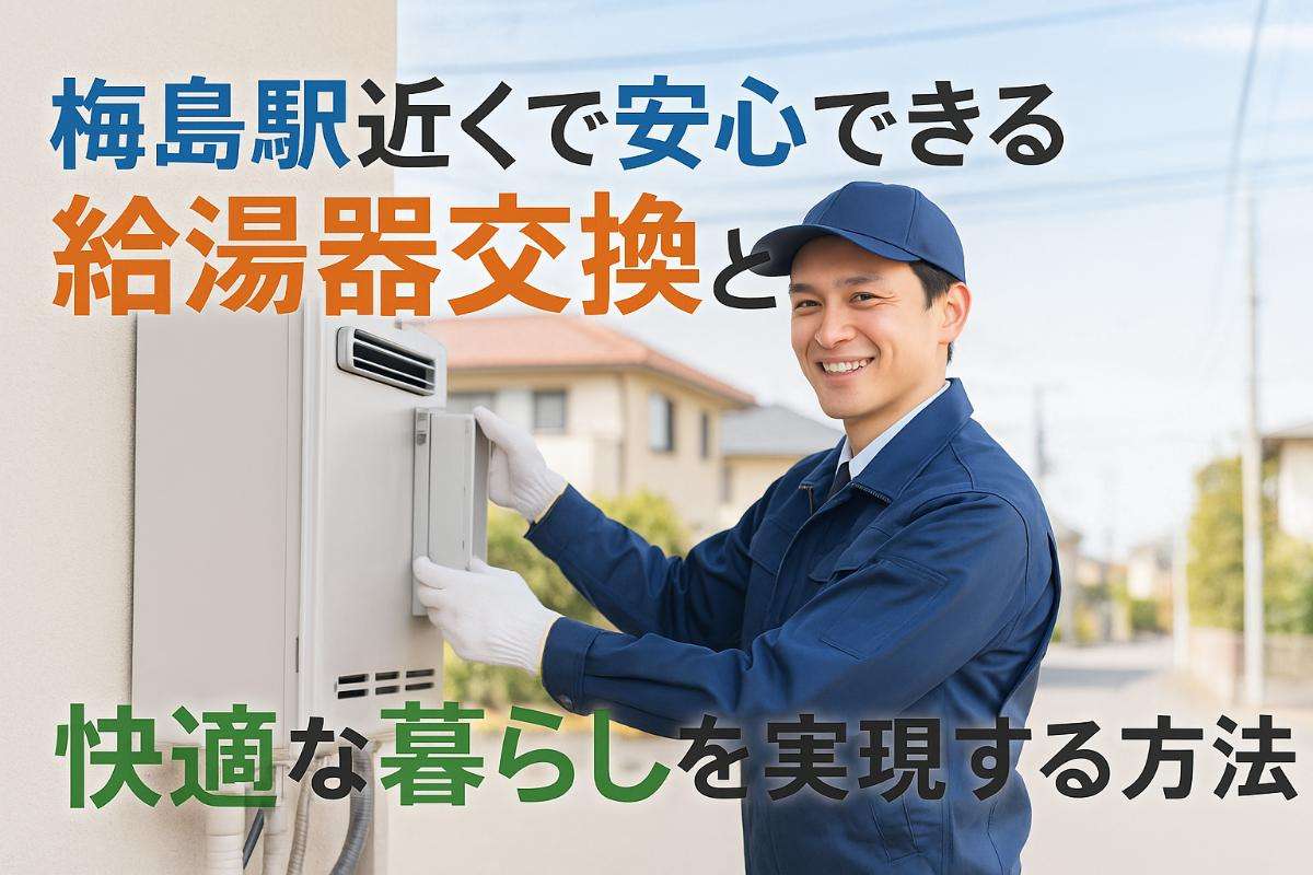 梅島駅近くで安心できる給湯器交換と快適な暮らしを実現する方法